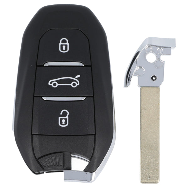 Aftermarket Citroen/Peugeot 3 Button Smart Remote
