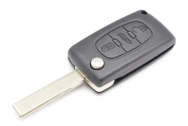 OEM Citroen C5 3 Button CAN Flip Remote with Motorized Boot
