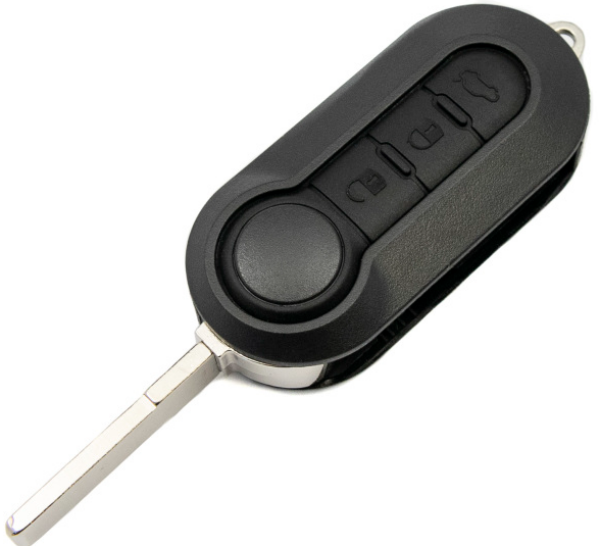 Keyline Aftermarket Fiat 3 Button Flip Remote for Delphi & Marelli systems (FCA002)