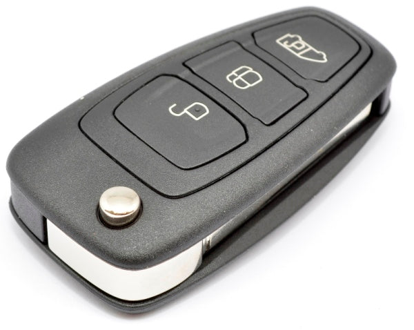 OEM Ford Torneo/ Transit 3 Button Flip Remote (No Logo)