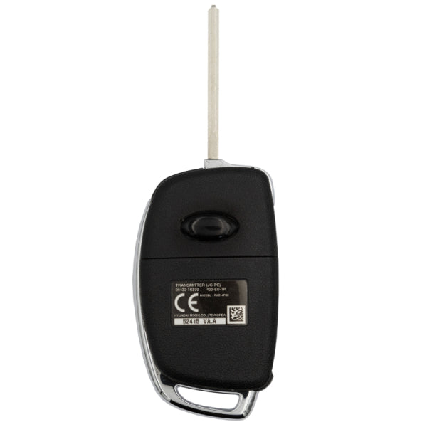 OEM Hyundai 3 Button Flip Remote (No Logo)