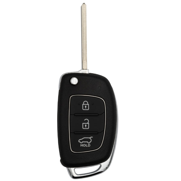 OEM Hyundai 3 Button Flip Remote (No Logo)
