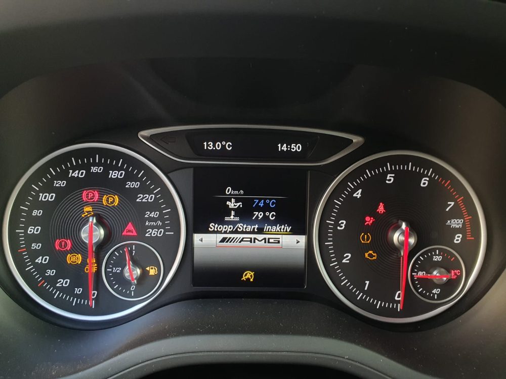 Mercedes AMG menu