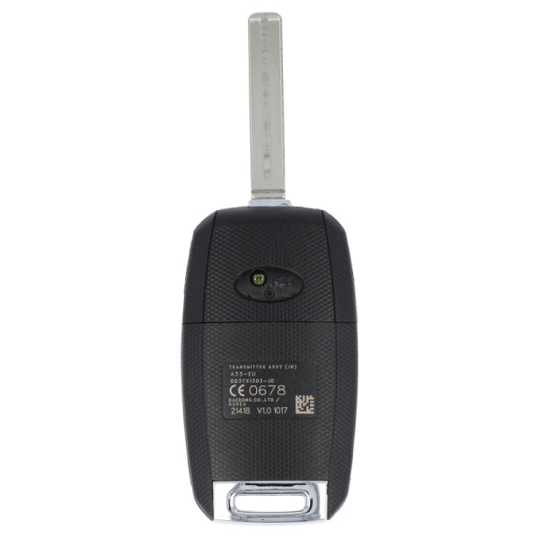 OEM Kia 3 Button Cee'd Flip Remote (No Logo)