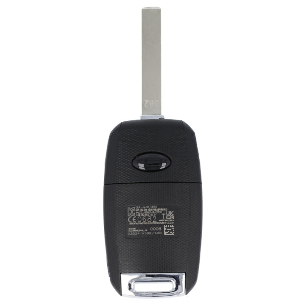 3 Button Flip Remote with Aftermarket Blade (Picanto 3 2017-) (No Logo)