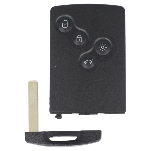 Aftermarket Renault 4 Button Remote Card (Both systems)