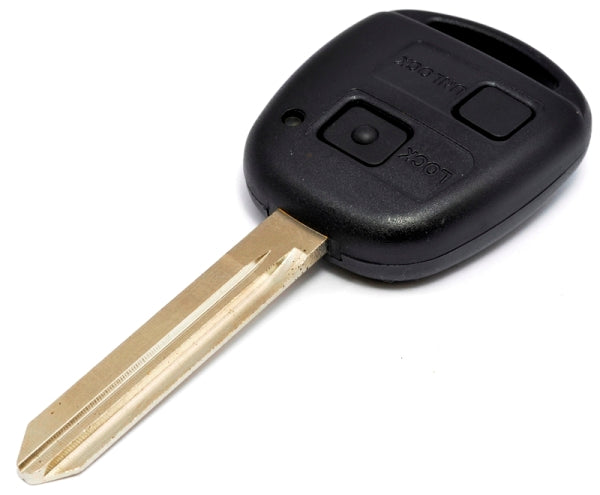 Valeo 4C TOY47 2 Button Yaris (OEM Insert, Aftermarket Case)
