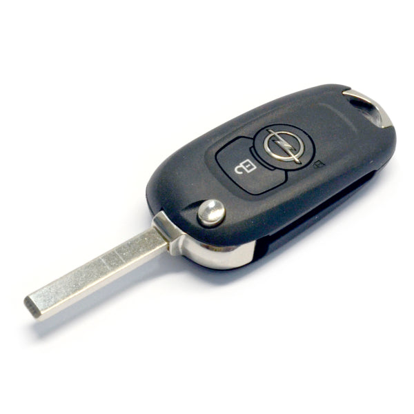 Opel Astra K Flip Remote (Plain Black)