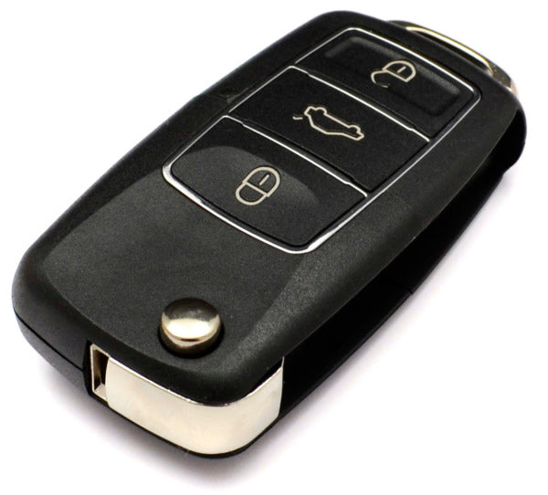Xhorse Aftermarket VW B5 3 Button Universal Wired Remote with Chrome Trim- XKB506EN (Red packaging)