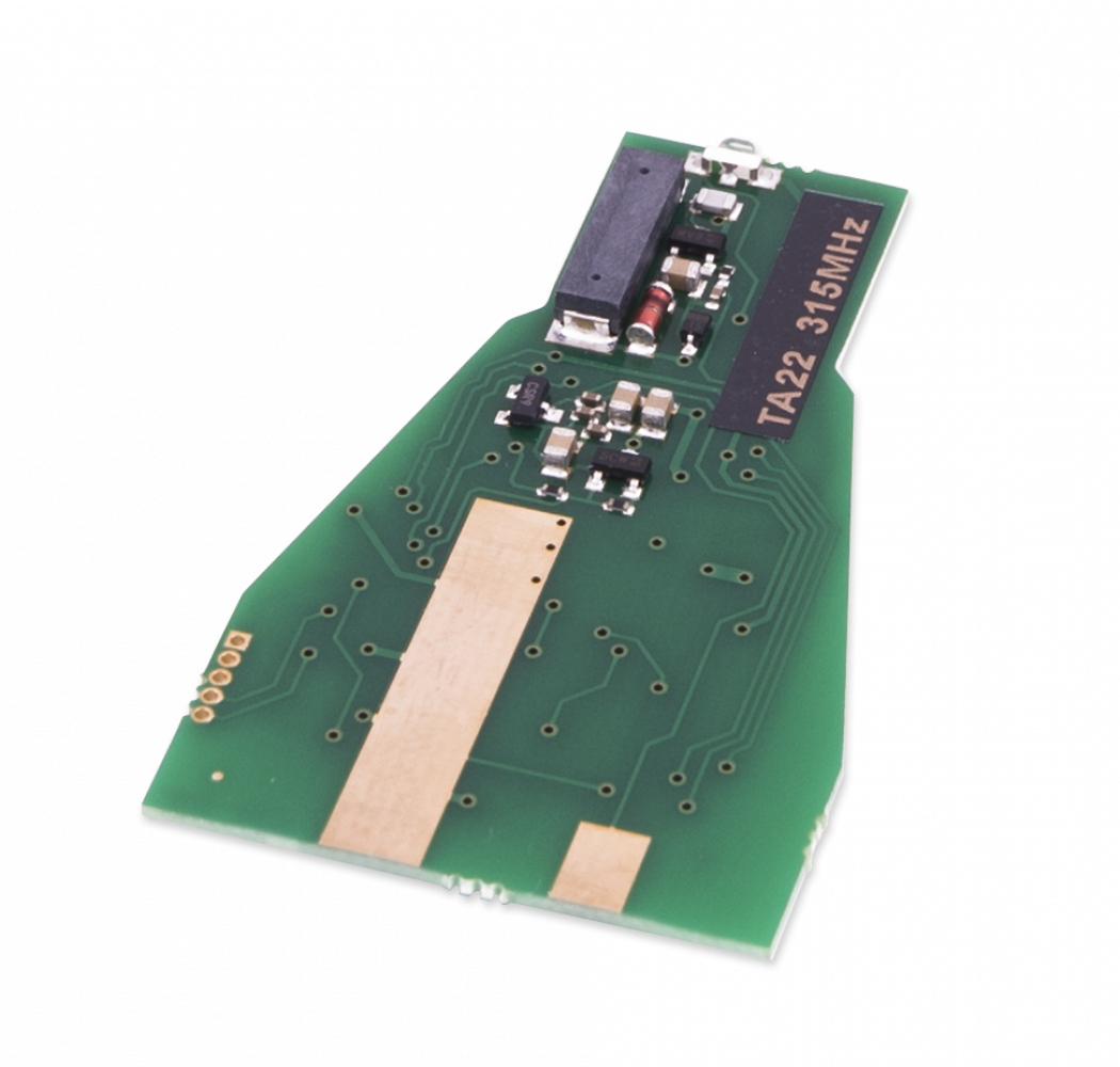 TA22 - PCB for Mercedes IR key fob case small size. Frequency - 315 MHz