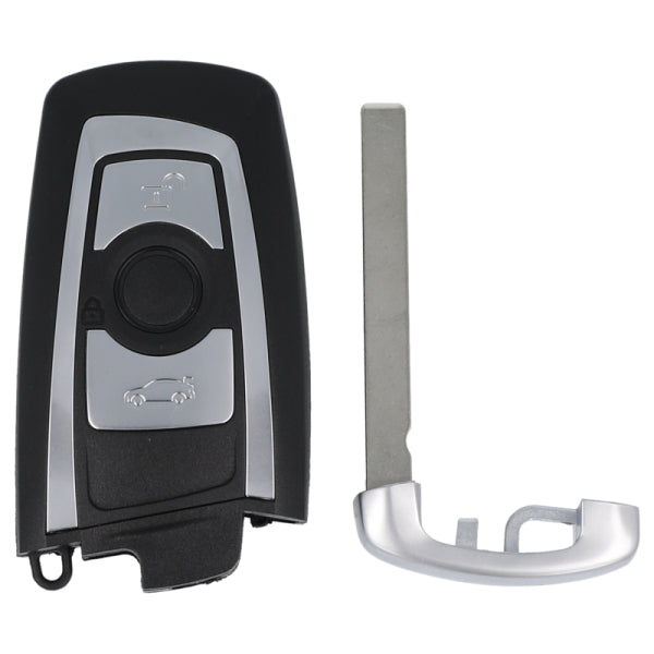 BMW F-Series FEM 3 Button Smart Remote (Silver, 433MHz)