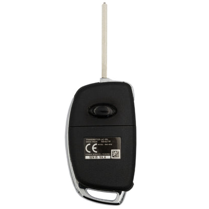 OEM Hyundai 3 Button Flip Remote (No Logo)