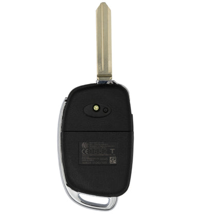 OEM Hyundai 3 Button Flip Remote (No Logo)