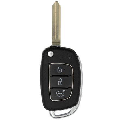 OEM Hyundai 3 Button Flip Remote (No Logo)