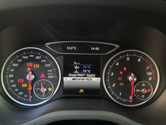 Mercedes AMG menu