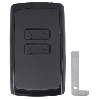 Aftermarket Renault 4 Button Remote Card (Black)
