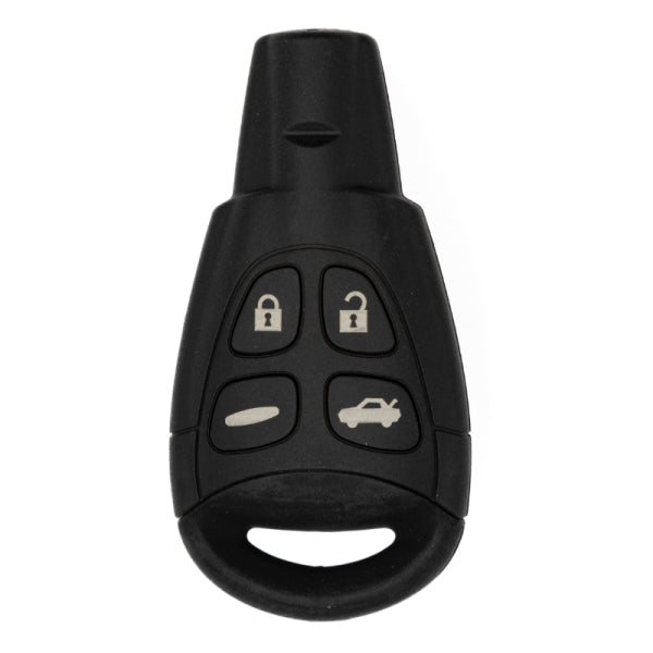 Aftermarket 9-3 4 Button Box Key (With HU100 Emergency Key Blade)