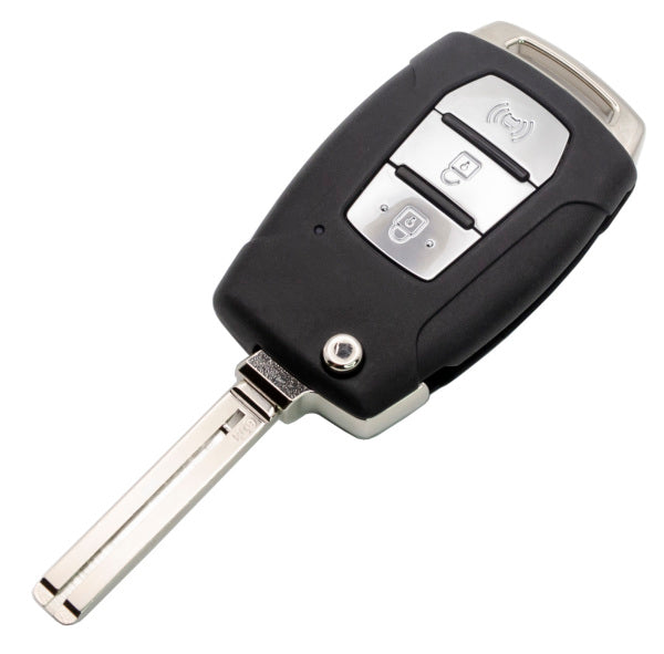 Ssangyong 3 Button Flip Remote (See Application List for Coverage) (No Logo)