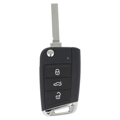 OEM Volkswagen 3 Button Full Flip Remote (No Logo)